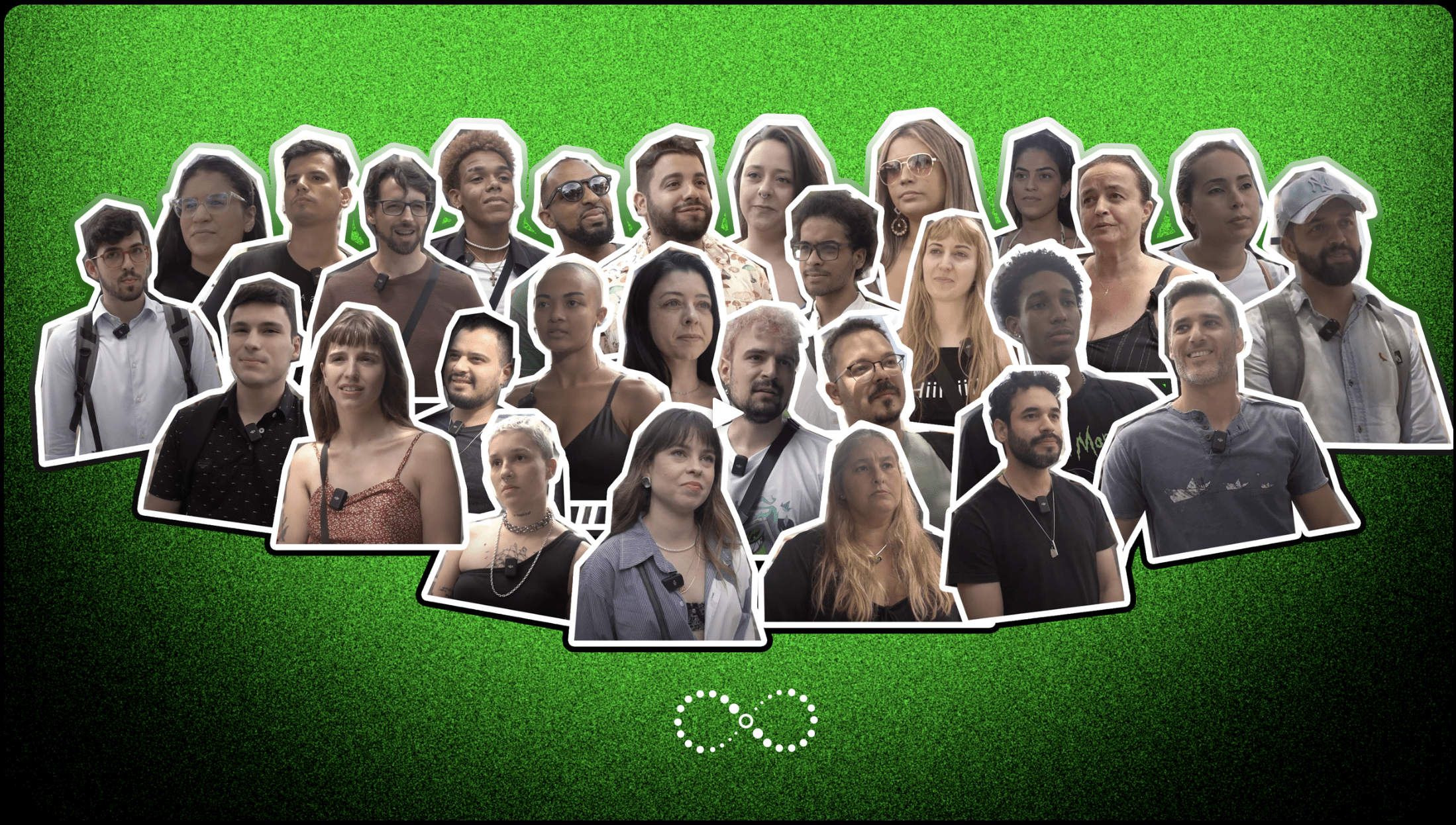 Collage of Brazilian interview participants from the original portfolio